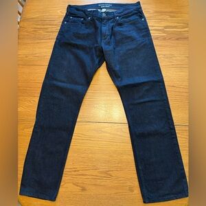 Banana Republic Men's Vintage Straight dark blue jeans, 34” waist, 32” inseam